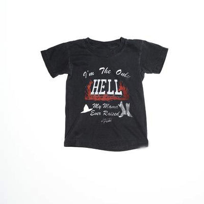 Only Hell My Mama Ever Raised Kid's Johnny Paycheck T-Shirt